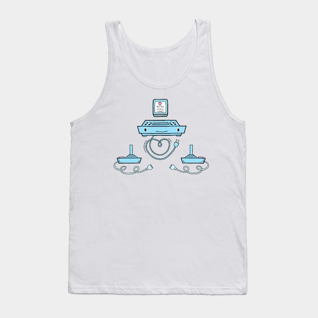 Love Retro Video Games Tank Top by Andy McNally